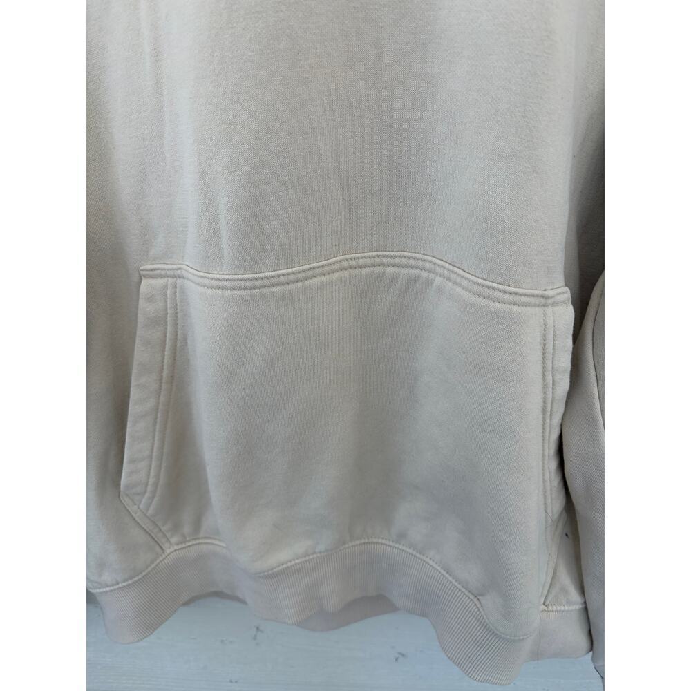 H&M New York City 83 Hoodie | Cream Graphic Sweatshirt | Size M - Picture 6 of 7